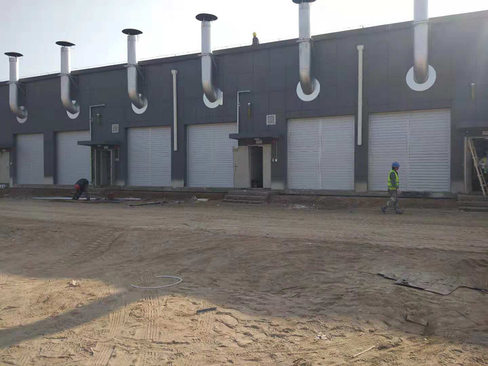 華為常山云數據中心工程-發(fā)電機聯動百葉窗